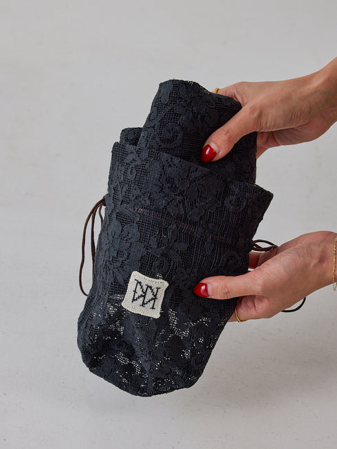 【 予約:5月下旬 】PORTABLE LACE HOODIE /Y262-12047