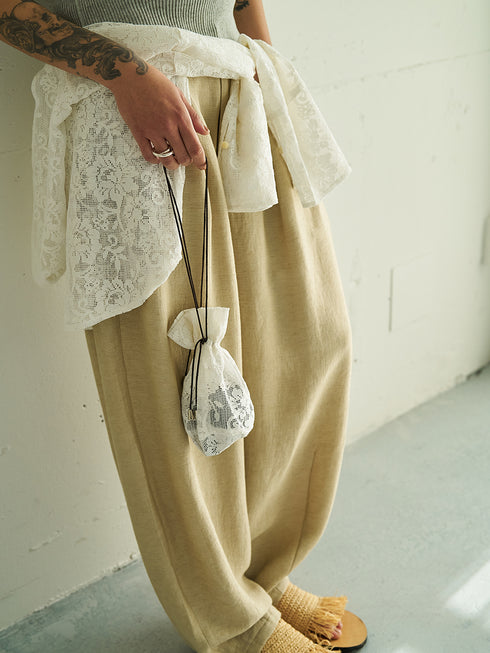 【 予約:5月下旬 】PORTABLE LACE HOODIE /Y262-12047