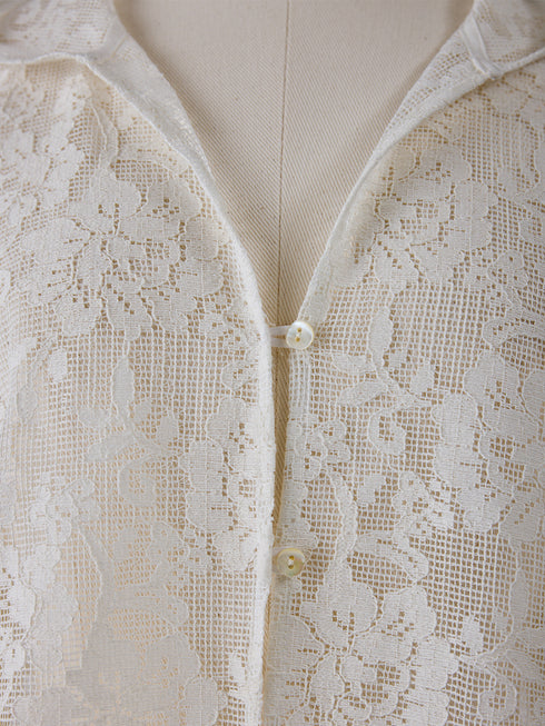 【 予約:5月下旬 】PORTABLE LACE HOODIE /Y262-12047