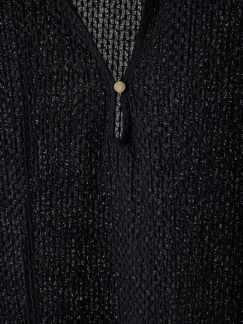 【 予約:5月下旬 】KEY NECK BLOUSE /Y262-12055