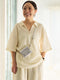 【 予約:5月下旬 】KEY NECK BLOUSE /Y262-12055