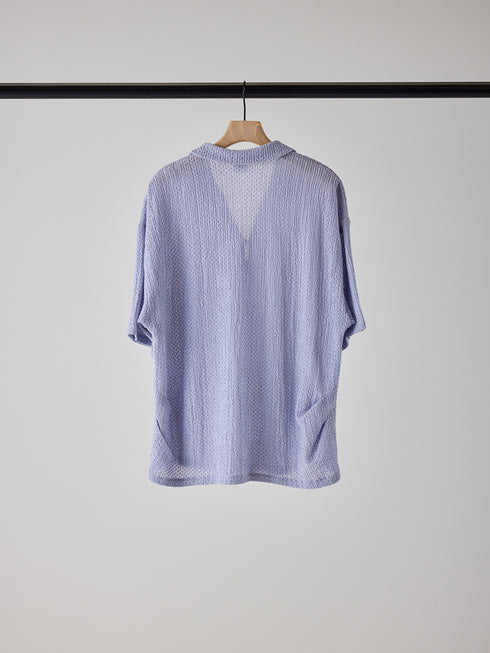 【 予約:5月下旬 】KEY NECK BLOUSE /Y262-12055