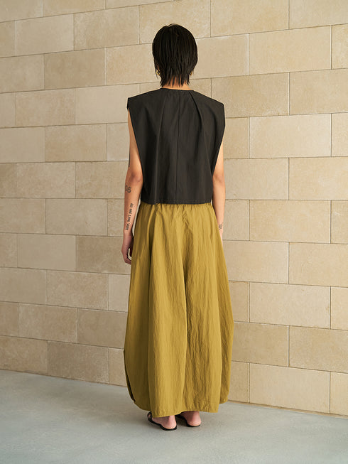 【 予約:5月下旬 】VOLUME CURVE SKIRT /Y262-22052