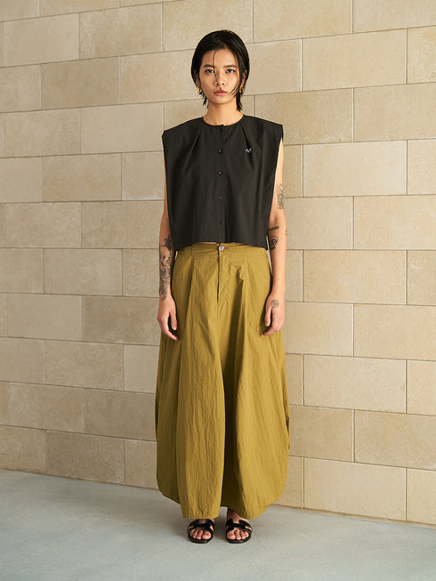 【 予約:5月下旬 】VOLUME CURVE SKIRT /Y262-22052