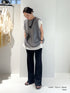 【 予約:4月下旬 】SIDE SLIT SLACKS /Y262-31039