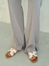 【 予約:4月下旬 】SIDE SLIT SLACKS /Y262-31039