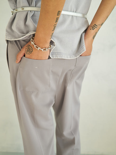 【 予約:4月下旬 】SIDE SLIT SLACKS /Y262-31039