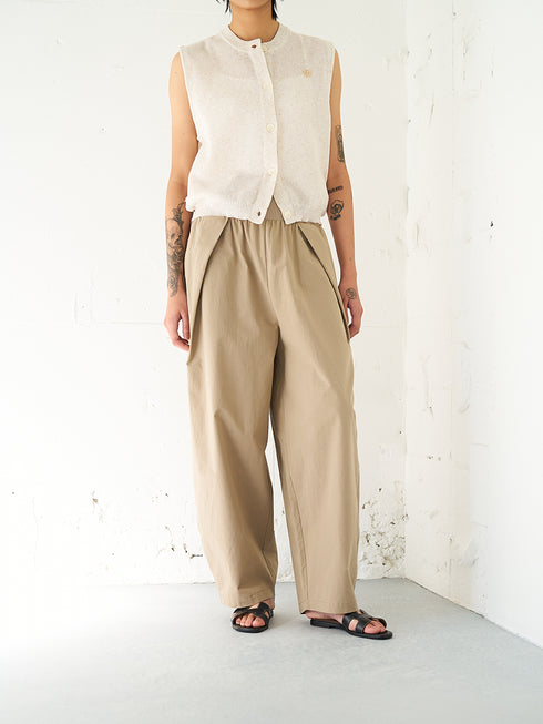 【 予約:5月下旬 】WAIST RIB CURVE PT /Y262-31041