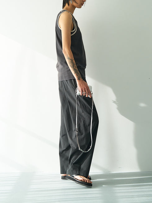 【 予約:5月下旬 】WAIST RIB CURVE PT /Y262-31041