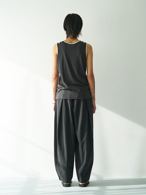 【 予約:7月中旬 】WAIST RIB CURVE PT /Y262-31068
