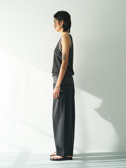 【 予約:5月下旬 】WAIST RIB CURVE PT /Y262-31041