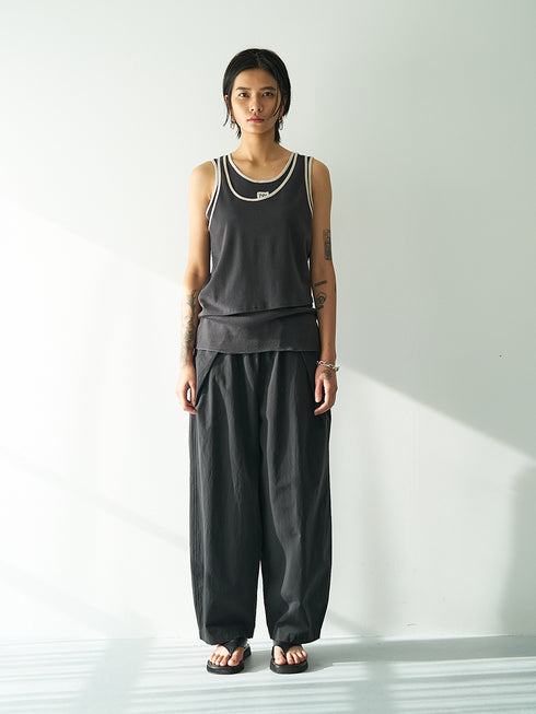 【 予約:7月中旬 】WAIST RIB CURVE PT /Y262-31068