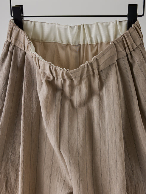 【 予約:5月下旬 】SHEER STRIPE EASY PT /Y262-31042