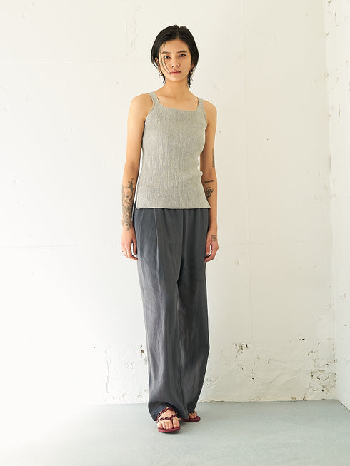 【 予約:5月下旬 】SHEER STRIPE EASY PT /Y262-31042