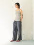 【 予約:5月下旬 】LINEN RIB TANKTOP /Y262-91060