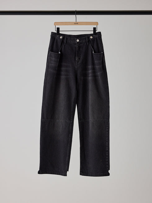 【 予約:5月下旬 】TUCK BELT DENIM PT /Y262-31064