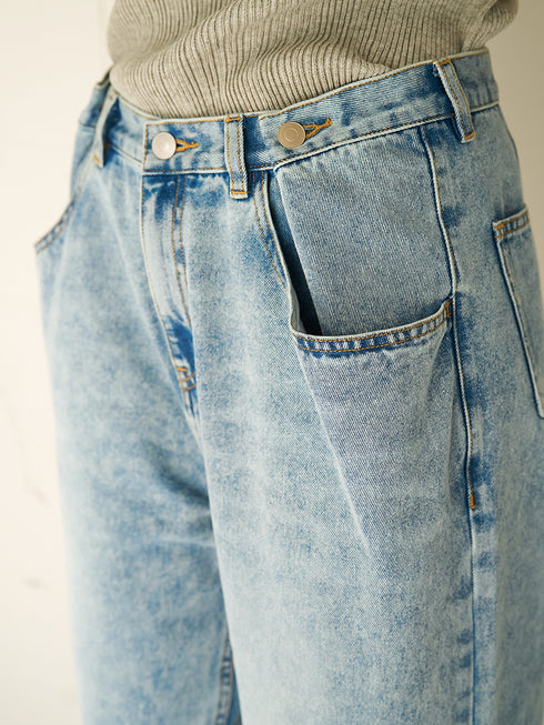 【 予約:5月下旬 】TUCK BELT DENIM PT /Y262-31064