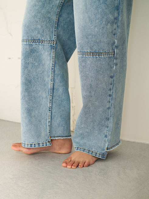 【 予約:5月下旬 】TUCK BELT DENIM PT /Y262-31064