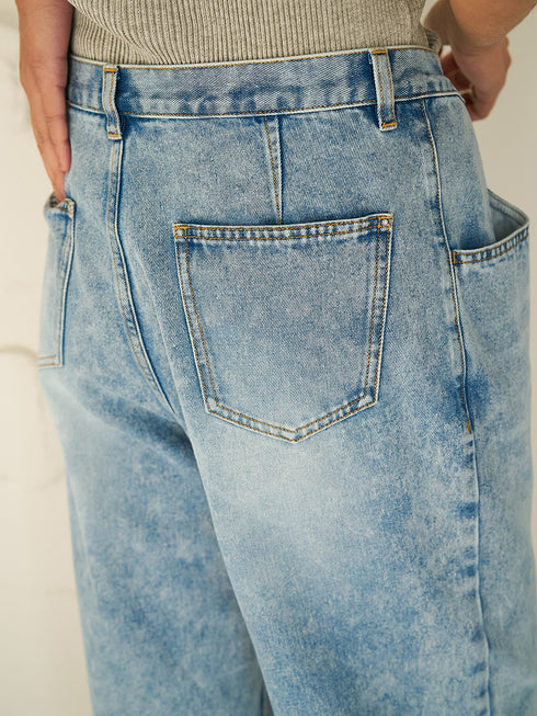 【 予約:5月下旬 】TUCK BELT DENIM PT /Y262-31064
