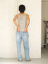 【 予約:5月下旬 】LINEN RIB TANKTOP /Y262-91060