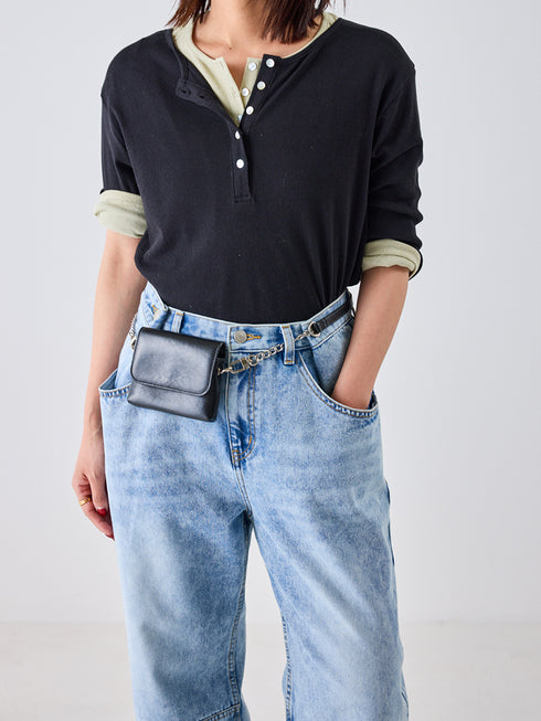 【 予約:5月下旬 】TUCK BELT DENIM PT /Y262-31064
