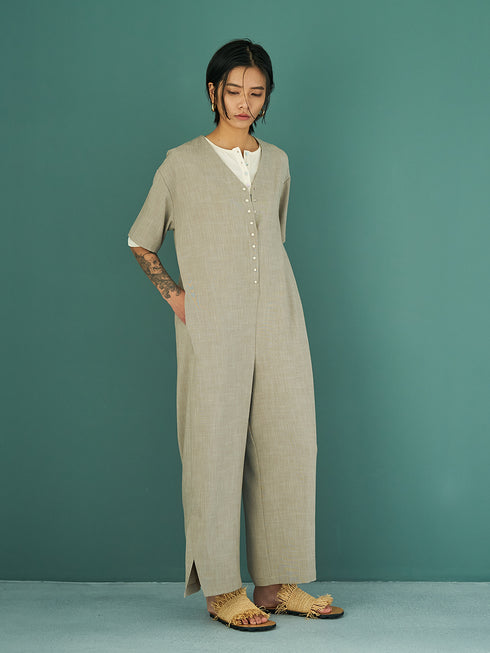 【 予約:5月下旬 】SIDE SLIT ALL IN ONE /Y262-32044