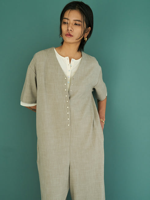 【 予約:4月下旬 】HENRY NECK TEE /Y262-82037