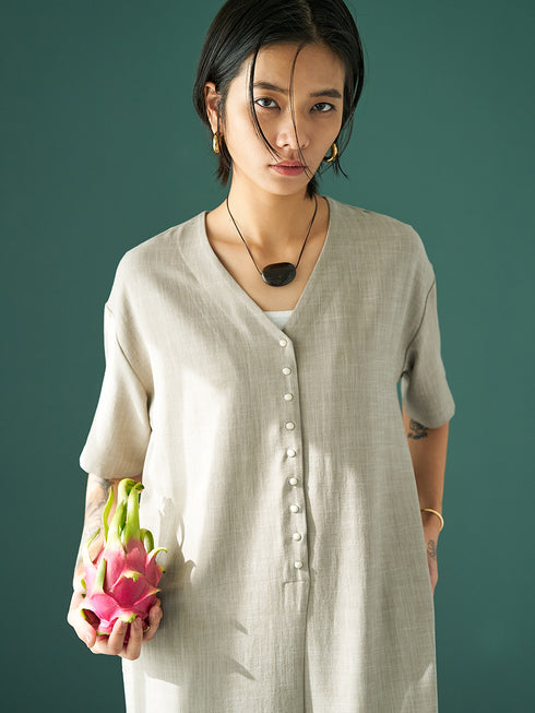 【 予約:5月下旬 】SIDE SLIT ALL IN ONE /Y262-32044