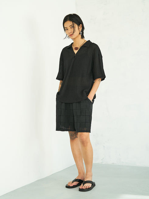 【 予約:5月下旬 】LACE BERMUDA PT /Y262-32046