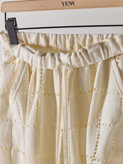 【 予約:5月下旬 】LACE BERMUDA PT /Y262-32046