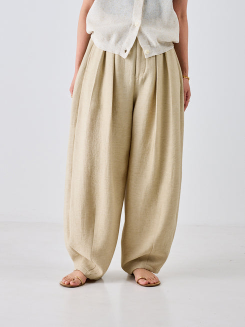 【 予約:5月下旬 】VOLUME CURVE PANTS /Y262-32051