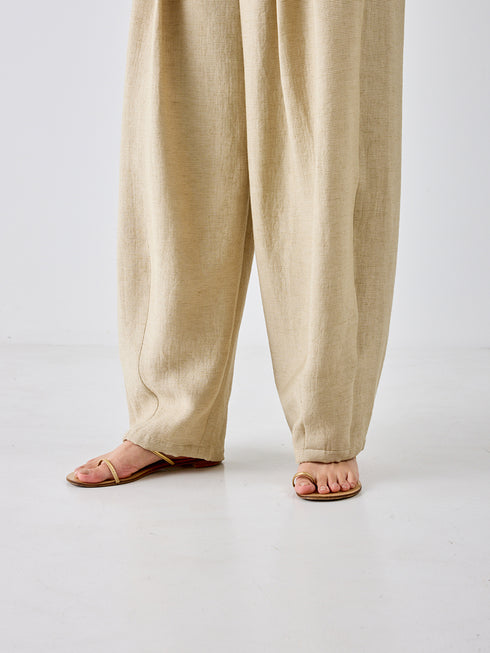 【 予約:5月下旬 】VOLUME CURVE PANTS /Y262-32051