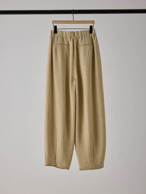 【 予約:5月下旬 】VOLUME CURVE PANTS /Y262-32051