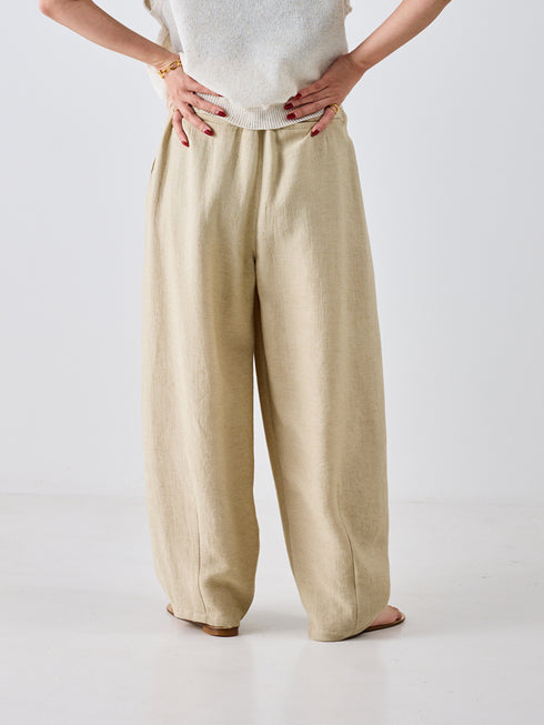 【 予約:5月下旬 】VOLUME CURVE PANTS /Y262-32051