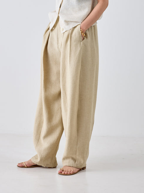 【 予約:5月下旬 】VOLUME CURVE PANTS /Y262-32051
