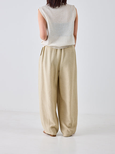 【 予約:5月下旬 】VOLUME CURVE PANTS /Y262-32051