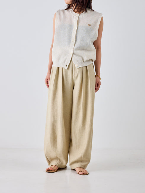 【 予約:5月下旬 】VOLUME CURVE PANTS /Y262-32051