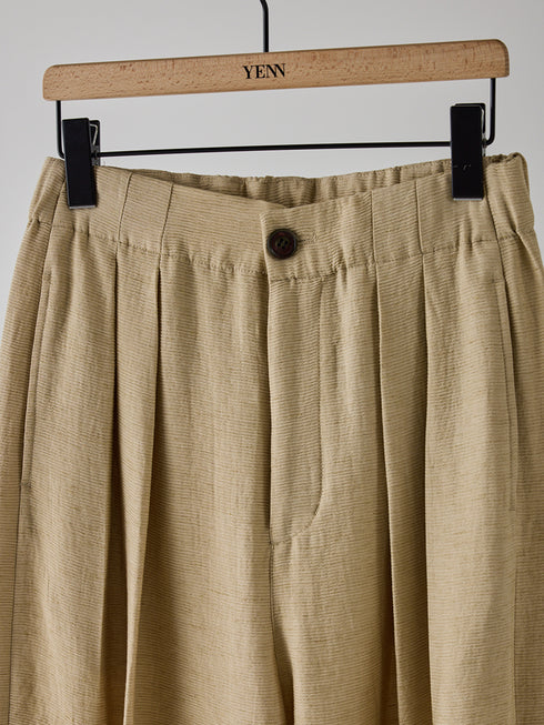 【 予約:5月下旬 】VOLUME CURVE PANTS /Y262-32051