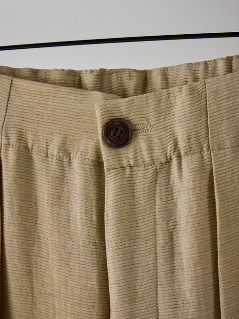 【 予約:5月下旬 】VOLUME CURVE PANTS /Y262-32051