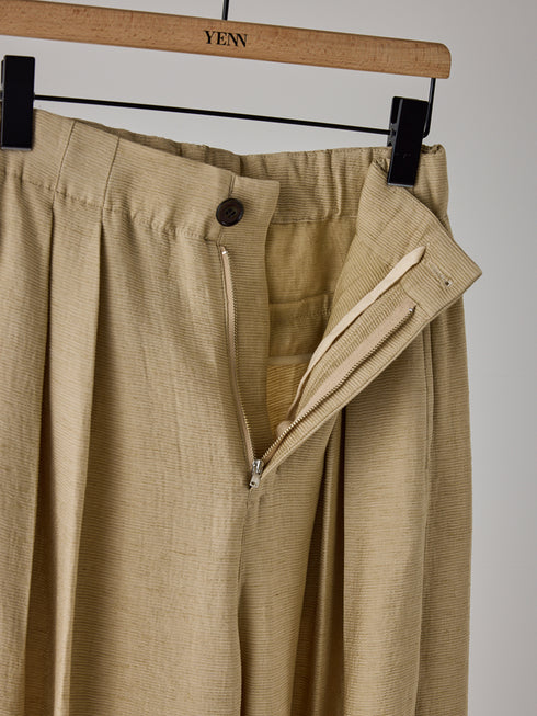 【 予約:5月下旬 】VOLUME CURVE PANTS /Y262-32051
