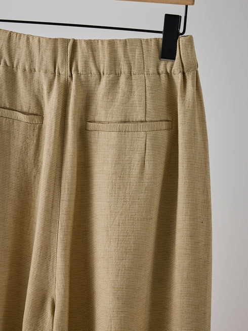 【 予約:5月下旬 】VOLUME CURVE PANTS /Y262-32051