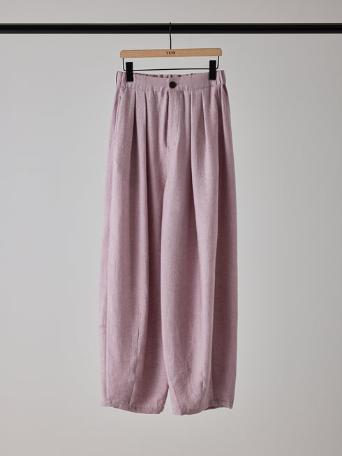【 予約:5月下旬 】VOLUME CURVE PANTS /Y262-32051