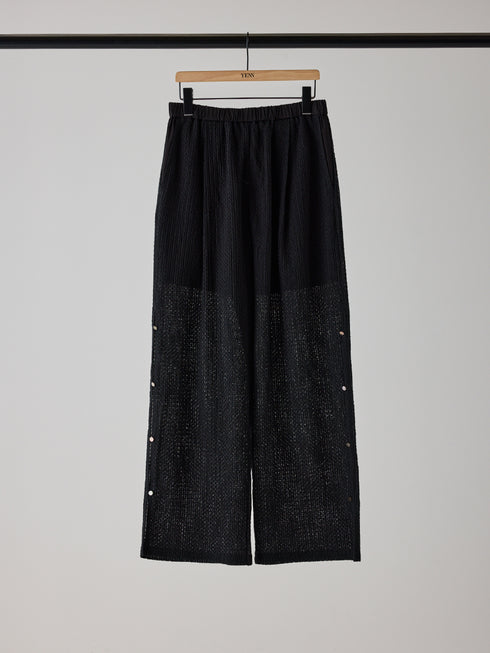 【 予約:5月下旬 】SIDE EYELET PANTS /Y262-32056