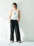 【 予約:5月下旬 】SIDE EYELET PANTS /Y262-32056