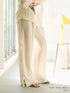 【 予約:5月下旬 】SIDE EYELET PANTS /Y262-32056