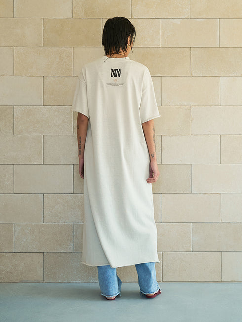 【 予約:5月下旬 】LINEN TOUCH T DRESS /Y262-51054