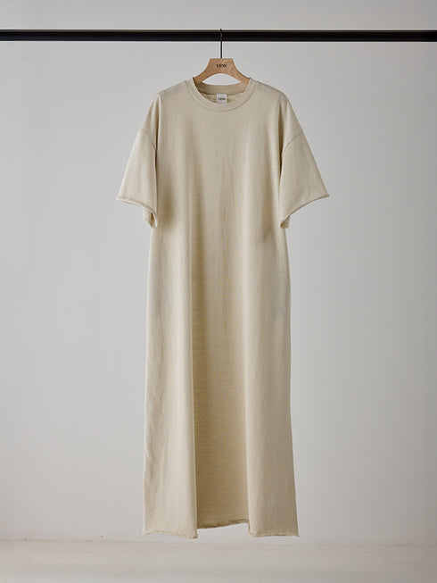 【 予約:5月下旬 】LINEN TOUCH T DRESS /Y262-51054