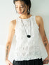 【 予約:5月下旬 】SHRUNK LACE TANKTOP /Y262-81053