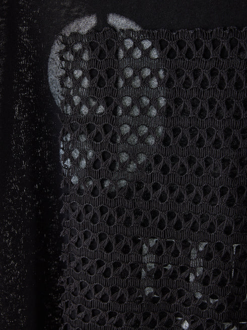 【 予約:5月下旬 】LACE FRAME LOGO TEE /Y262-81057