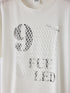【 予約:5月下旬 】LACE FRAME LOGO TEE /Y262-81057